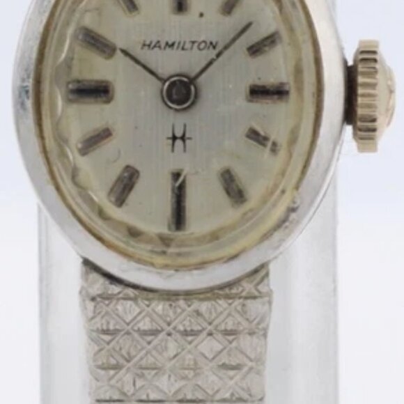 Vintage Hamilton Cocktail Ladies Mechanical Wristwatch 88 Swiss 10k Gold Filled main image 4